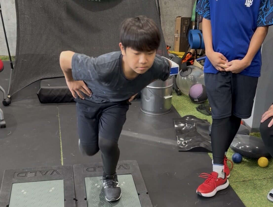 実績選手のトレーニング風景